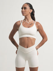 L'AUDACE - Short taille haute en V