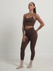 L'ESSENCE - Legging taille haute en V