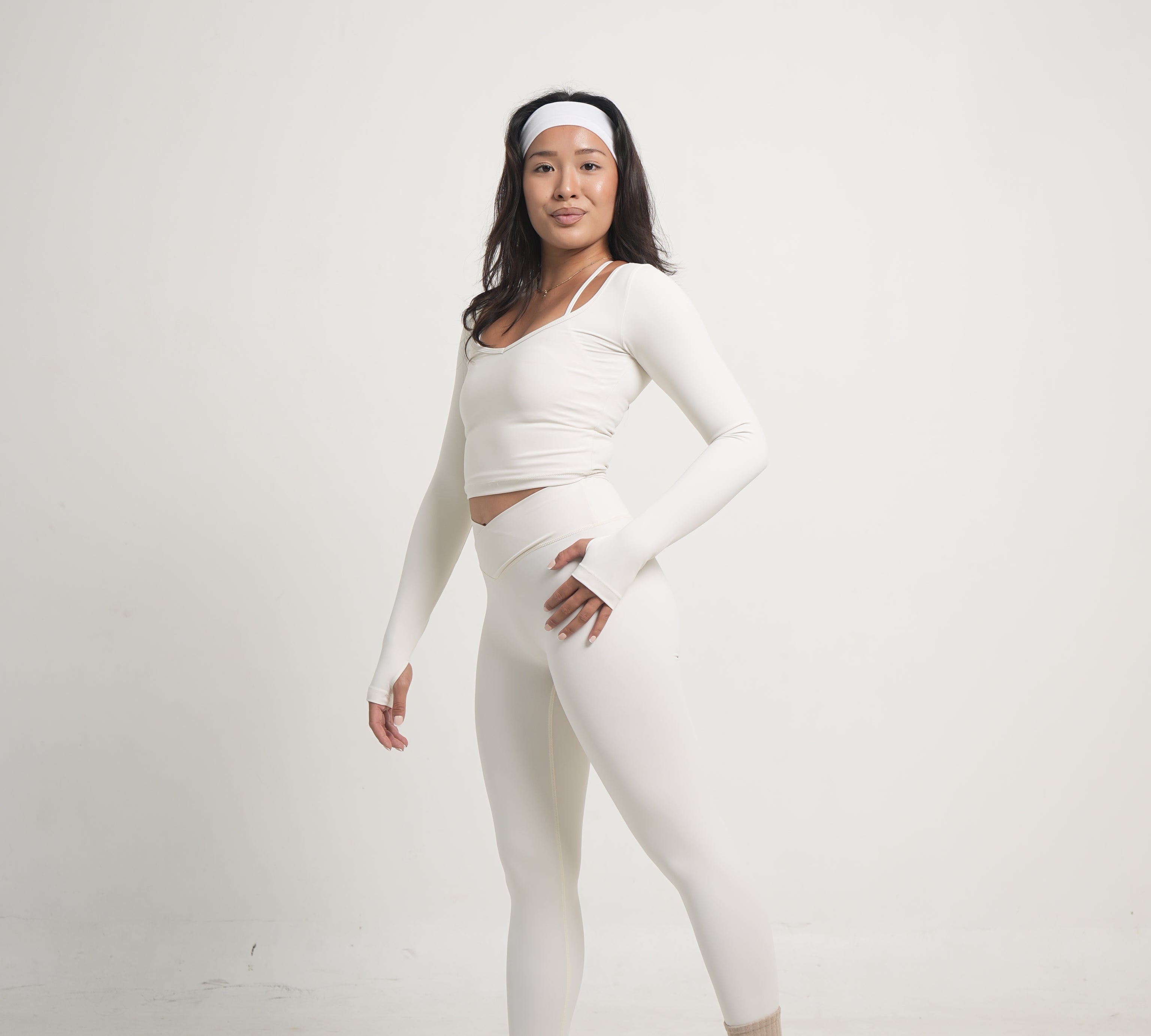 L'ESSENCE - Legging taille haute en V