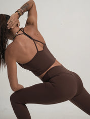 L'ESSENCE - Legging taille haute en V