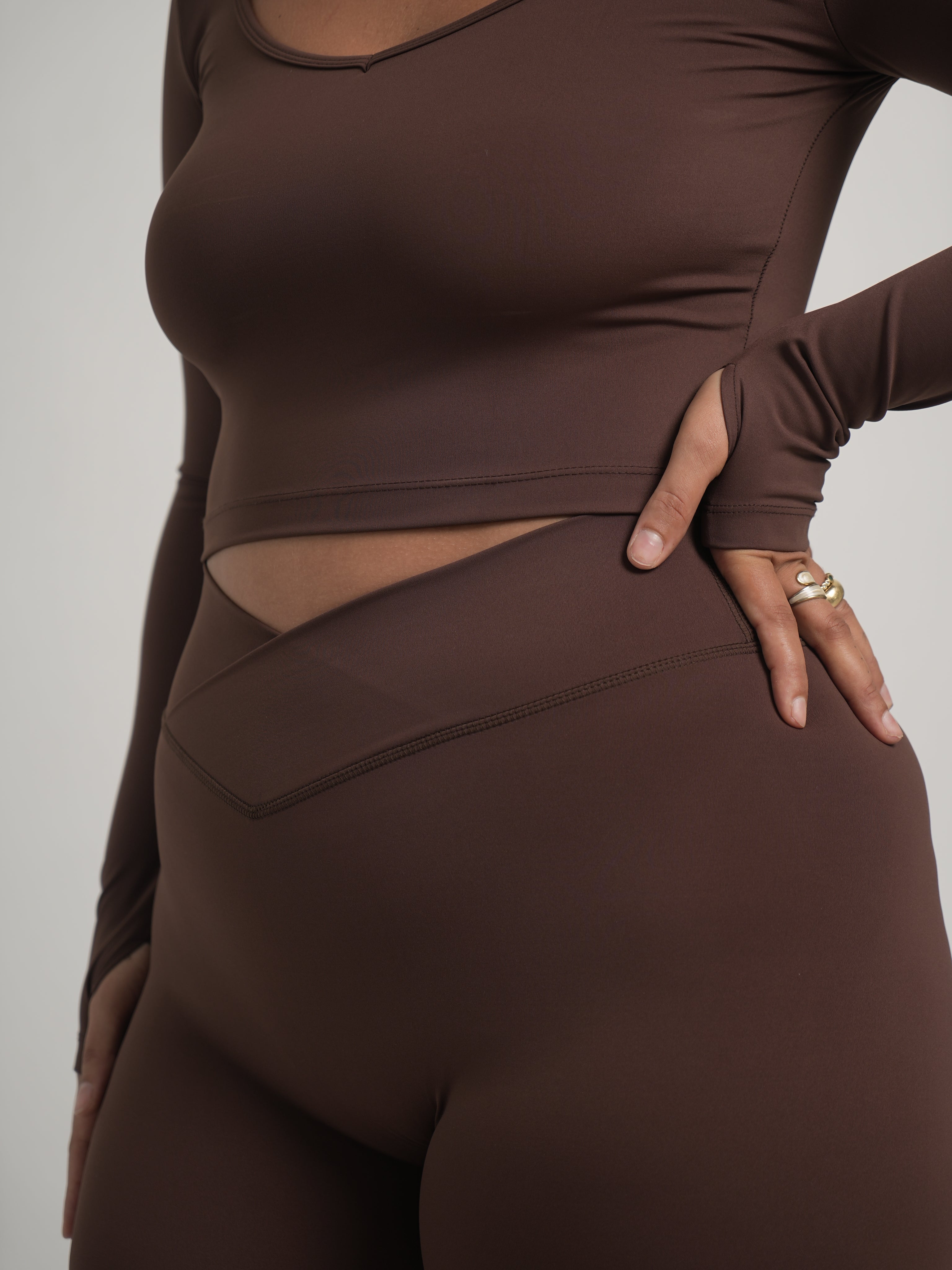 L'AUDACE - Short taille haute en V